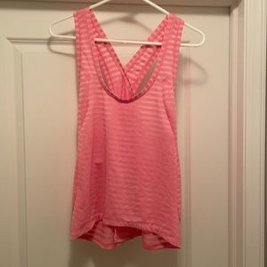 Hot pink nimbus split back tank